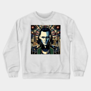 Loki-Art Deco Crewneck Sweatshirt